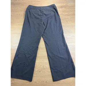 Ann Taylor LOFT Ann Pants Womens 10 Black Pinstripe Wide Leg Career Trouser thumbnail 12