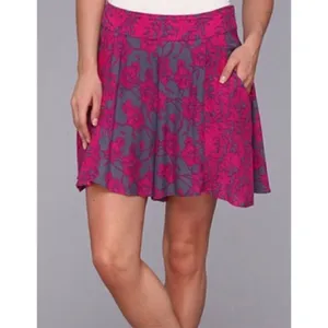 Free People Sheila‎ Vivid Purple & Gray Floral Culotte Shorts sz 2 boho thumbnail 13