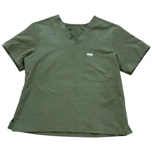 FIGS Catarina‎ One Pocket Scrub Top Green Medium Nurse Hospital Healthcare thumbnail 1