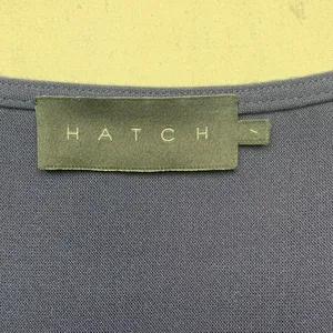 Hatch size 1 4/6 the Heidi Navy dress maternity postpartum mini ruffle v neck thumbnail 4