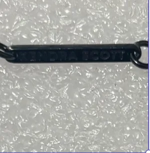 Kendra Scott Elisa Pendant Necklace in Black Drusy thumbnail 5