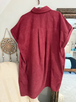 Boutique Red Courteroid dress thumbnail 2