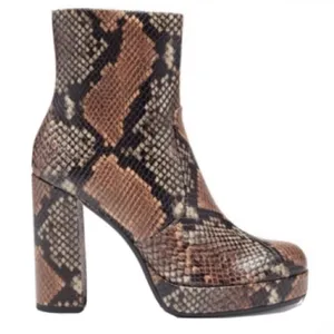 Vince Camuto Brown and Black Heeled Boots thumbnail 3