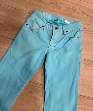 NWT Cone Denim Women’s S Gene Carnival Flare Bootcut Jean Bright Blue Size 24 thumbnail 1