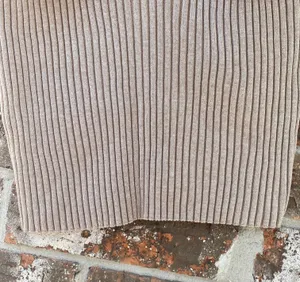 H&M Taupe Ribbed Tank thumbnail 3