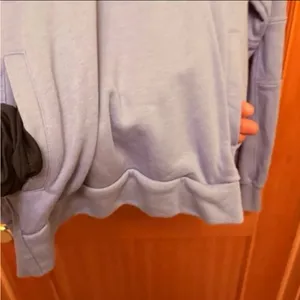 Alo Yoga Interval Microfleece Pullover Hoodie in Blue Moon Size S EUC thumbnail 6