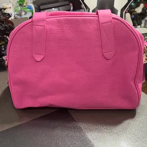 JUICY COUTURE Hot Pink Embossed Shoulder Weekender Bag & Small Coin Purse thumbnail 5