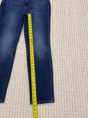 Judy Blue Dark Wash Straight Leg Jeans size 11/30 mid rise thumbnail 5