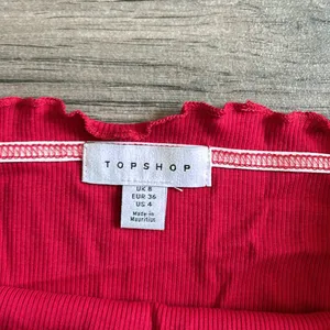 Topshop red tube top thumbnail 2