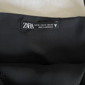 ZARA Black Strappy Top - Minimalist Camisole - Size XL thumbnail 7