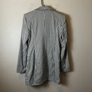 Maeve Longline Check Blazer‎ Size XS Black Plaid Gingham Classic Office thumbnail 5