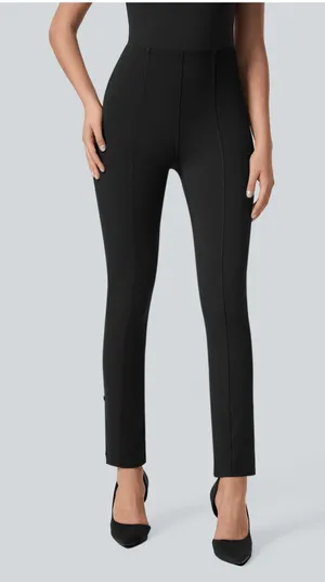 NEW Halara Flex™ High Waisted Tummy Control Adjustable Hem Work 7/8 Pants M thumbnail 1