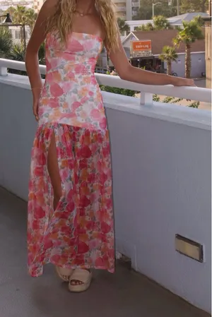 Floral maxi dress thumbnail 1