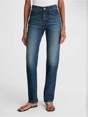 Madewell Women’s Longline straight leg jeans thumbnail 4