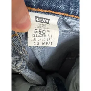Levis 550‎ Relaxed Fit Tapered Leg Jeans Womens 10 M Blue Made in USA 90s thumbnail 5