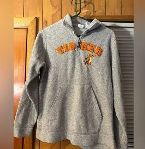 Vintage Disney Tigger 90’s Fleece 1/4 Zip Up Sweatshirt size women’s small thumbnail 1