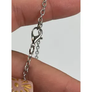 Vampire Diaries SKU 7847 Caroline Forbes Antique Silver Open Heart Chain & Penda thumbnail 6