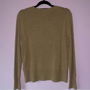 J Crew Size M Tan Cashmere Sweater Crew Minimalist Contemporary Capsule thumbnail 5