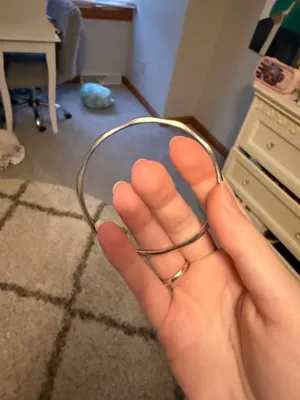 Sliver bangle bracelet Silver thumbnail 4