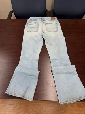 American Eagle Super Stretch Kick Boot Jeans Size 4 Long thumbnail 4
