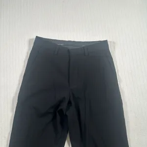 Calvin Klein Women's Size 8 Regular Black Wide-Leg Trousers Dress Pants thumbnail 6