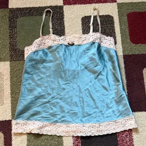 Victoria's Secret Blue and Cream Chemise thumbnail 1