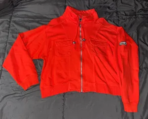 Catalina red bomber sweat top thumbnail 1