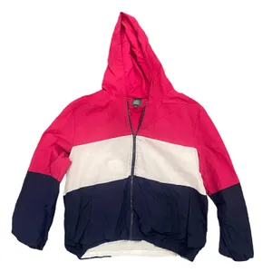 Wild Fable Color Block Windbreaker in Blue/Pink, Size L thumbnail 2