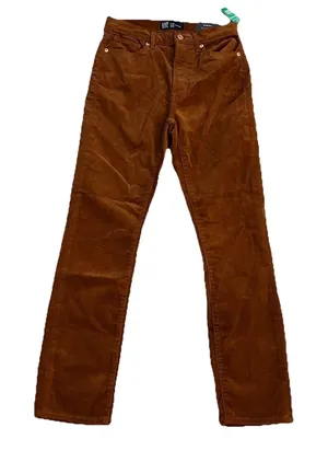 New Gap Women’s Corduroy Pants 2/26R Slim Leg‎ Rust thumbnail 1