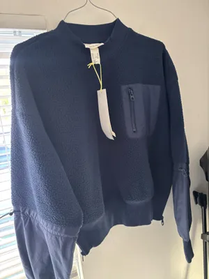 NOVA Textured Utility Fleece Sweatshi Blue Size XS thumbnail 3