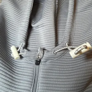 ASICS Womens Size Large Gray D1 Quarter Zip Hoodie Pullover Athletic Running Top thumbnail 8
