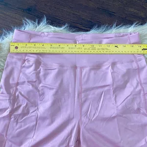 NWOT Light Pink Lilac Bike Short Workout Athleisure Size XXL thumbnail 4
