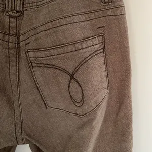 Calvin Klein Jeans Bermuda Shorts Capris Brown Denim Size 6‎ thumbnail 5