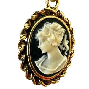 Express Vintage Cameo Choker Necklace thumbnail 6