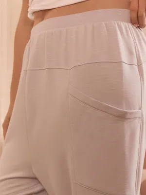 ANTHROPOLOGIE Daily Practice Gray Relaxed Joggers Sweatpants thumbnail 3
