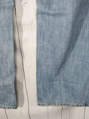 American Eagle Outfitters Light Wash Low-Rise Distressed Bootcut/Flare Y2K Jeans thumbnail 12