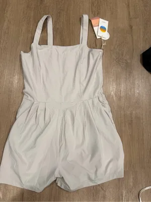 Vuori Villa Cami Romper Gray Size L thumbnail 5