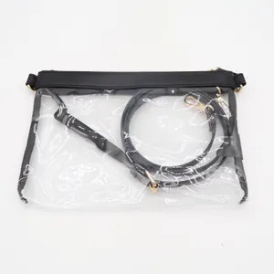 Nanette Lepore Womens Handbag Clear Transparent Adjustable Strap Crossbody Bag thumbnail 3