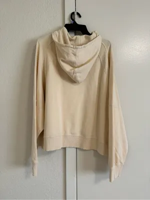 Simply Southern Pullover Hoodie Beige Half Zip Tan NWT Size XXL thumbnail 5