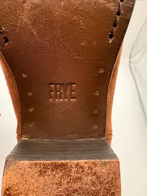 Frye Chestnut Brown Suede Chelsea Ankle Boots thumbnail 6