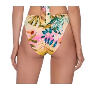 New. Pilyq/PQ oasis ruched reversible bikini. L-top/M-bottom. Retails $156 thumbnail 6