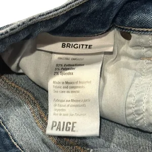 PAIGE Blue Distressed Denim Straight Leg Jeans Size 25 thumbnail 7