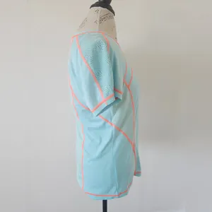 Fila Sport Running Women’s Performance Tee – Mint Green & Coral Orange – Size L thumbnail 2