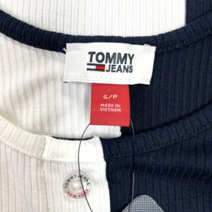 Tommy Jeans Tank Dress Womens Size Small‎ Ribbed Colorblock Preppy Coastal thumbnail 10