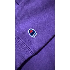 Champion Womens‎ Purple Pullover Hoodie Sweatshirt Graphic Logo Size Large L thumbnail 2