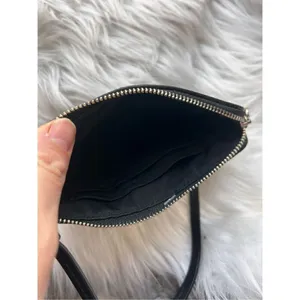 Coach black wristlet older style clutch card wallet purse thumbnail 4