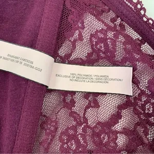 Victorias Secret Lace Bralette Plum Large Romantic Intimates thumbnail 6