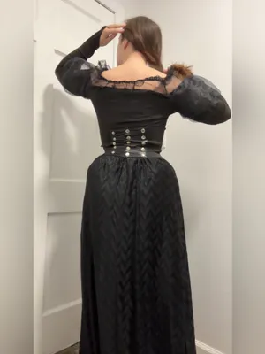 Whimsigoth Cosplay Dress Black Size M thumbnail 5