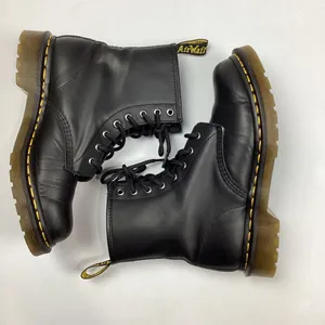 Dr. Martens 1460 Black Leather Combat Boots Women’s Size 7 thumbnail 12