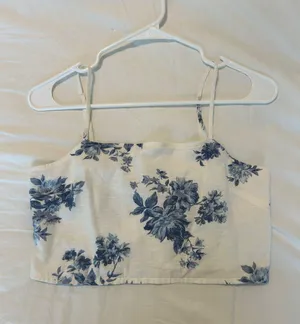 American Eagle Outfitters Floral Tank Top thumbnail 1